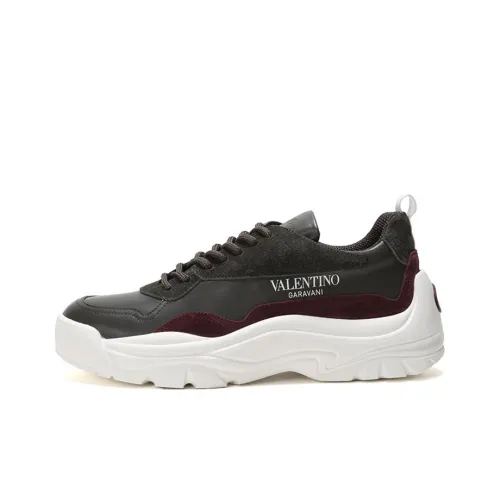 Valentino Низкий Топ Обувь с Платформой Мужская Оливково-Зеленая