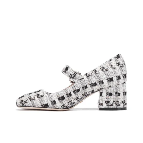 Stuart Weitzman SW Stuart Pearl Buckle 60 Pump Mary Jane Women's Black