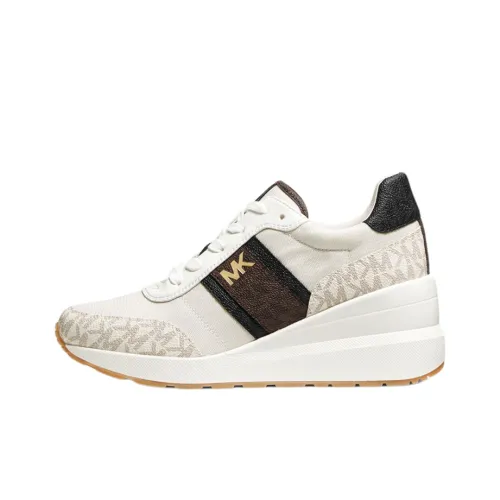 MICHAEL KORS Mabel Низкий Топ Обувь на Платформе Женская Белая Коричневая