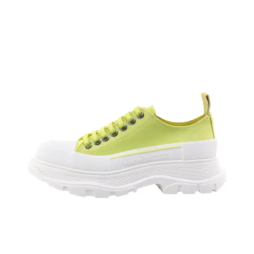 Alexander McQueen Tread Slick Low Топ Обувь на платформе Женская Светло-зеленая