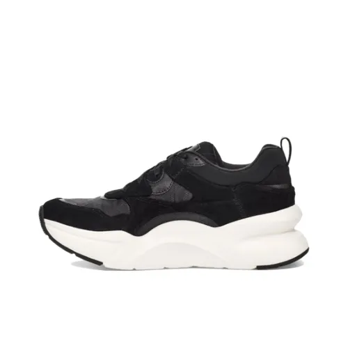 UGG LA Hills Низкий Топ Обувь с Платформой Женская Черная