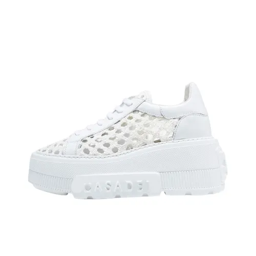 Casadei Низкий Топ Обувь с Платформой Женская Белая