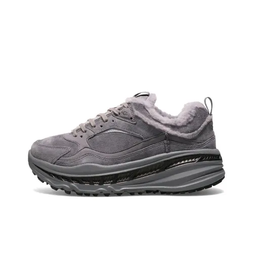 UGG Spill Шовный Низкий Топ Обувь на Платформе Мужская Серый