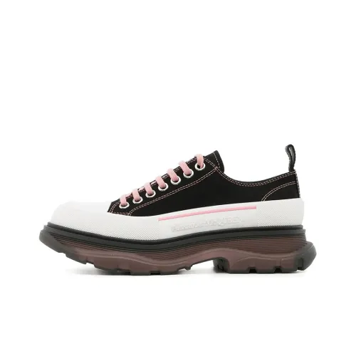 Alexander McQueen Tread Slick Платформа Обувь Мужская Белый Коричневый