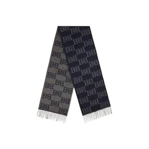 BALLY B Цепочка Вязаные шарфы Синий Мужской