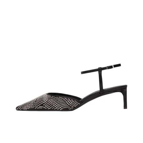 CELINE Низкий каблук Средний каблук Обувь Женская Черная