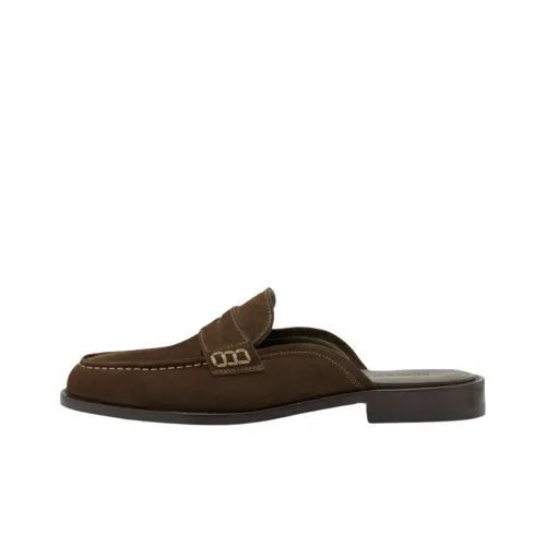 MANOLO BLAHNIK Домашние тапочки Мужские Хаки