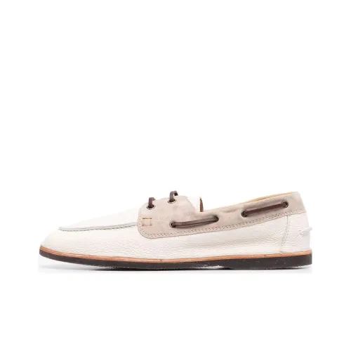 BRUNELLO CUCINELLI Лоферы Мужские Белые