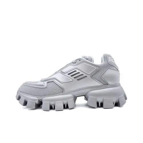 PRADA Cloudbust Thunder Low Топ Обувь на платформе Мужская Серебряная