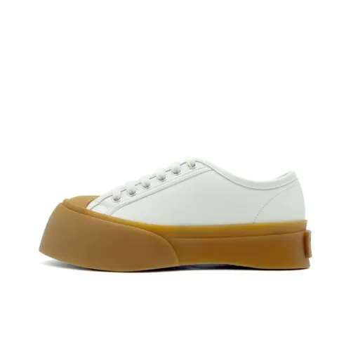 MARNI Платформа Обувь Женская Экрю