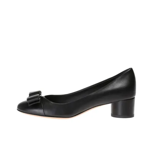 FERRAGAMO Грубый каблук MID Низкий каблук Обувь Женские Черный