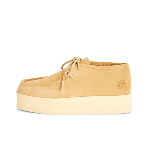 LOEWE Платформа Обувь Мужская Золотая