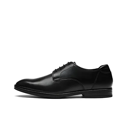 Clarks Повседневные кожаные туфли с низким верхом для мужчин