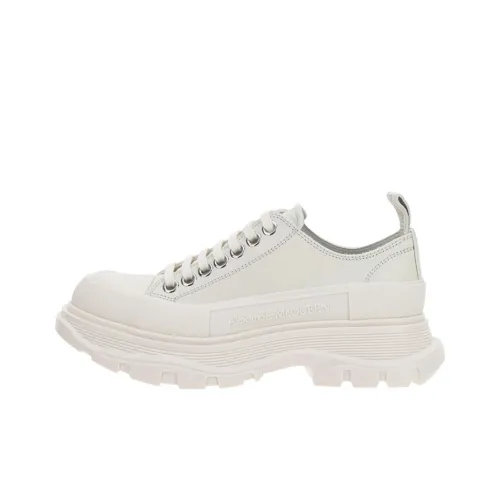 Alexander McQueen Tread Slick Low Топ Обувь на платформе Женская Серый