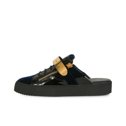 Giuseppe Zanotti GZ Frankie Домашние тапочки Мужской Черный