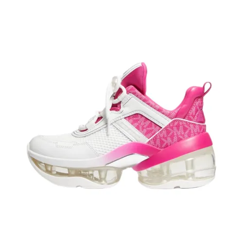 MICHAEL KORS Коллекция Extreme Низкие Кроссовки Спортивные Женские Розовые Белые