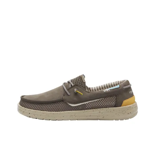 Heydude Мужские повседневные туфли Low Top Светло-коричневые Мужские
