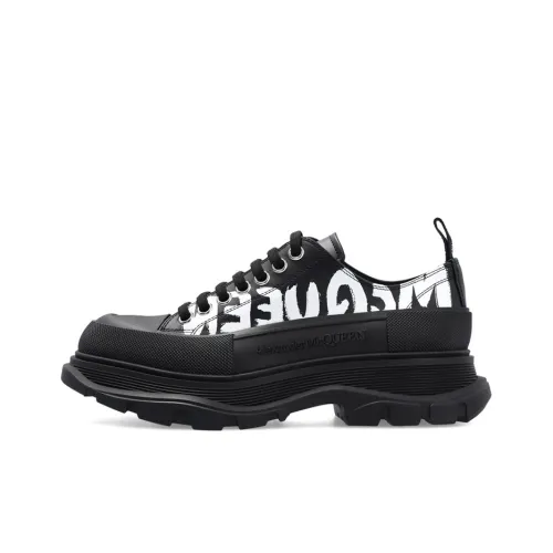 Alexander McQueen Tread Slick Low Топ Обувь на платформе Женская Черная