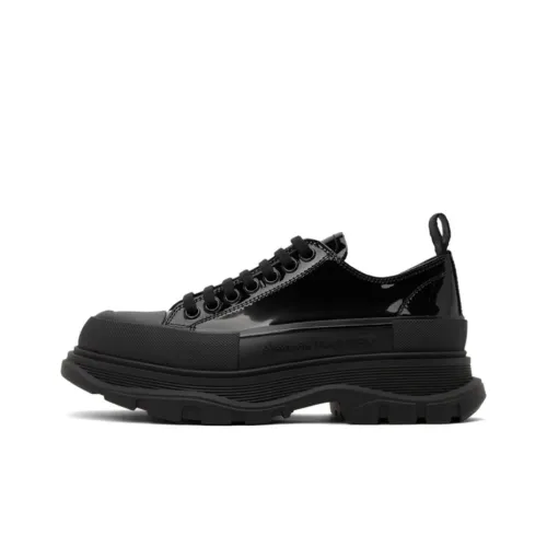 Alexander McQueen Tread Slick Low Топ Обувь на платформе Мужская Черная