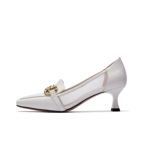 PACO GIL Туфли Мэри Джейн Белые Женские