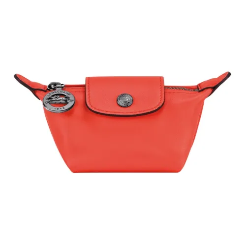 LONGCHAMP Le Pliage Xtra Коровья кожа Монетница Кошелек Мужской Апельсин