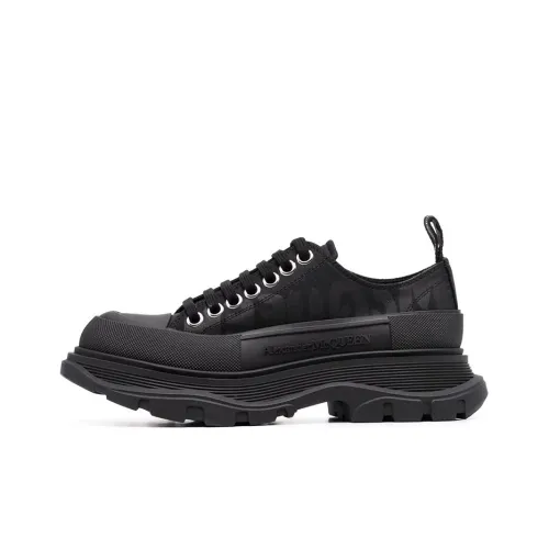 Alexander McQueen Tread Slick Low Топ Обувь на платформе Женская Черная