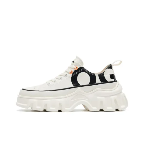 OGR Chou SHEN CS Highs Платформа Обувь Унисекс С принтом Белый