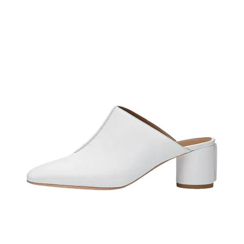 HERMES Детали Тихий Домашние тапочки Женские Белые