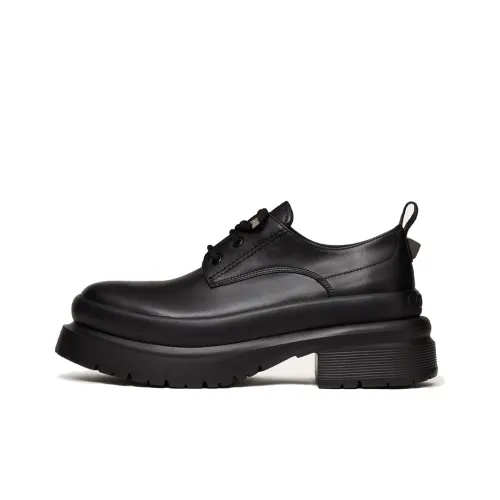Valentino Roman Stud Derby Обувь Мужская Черная