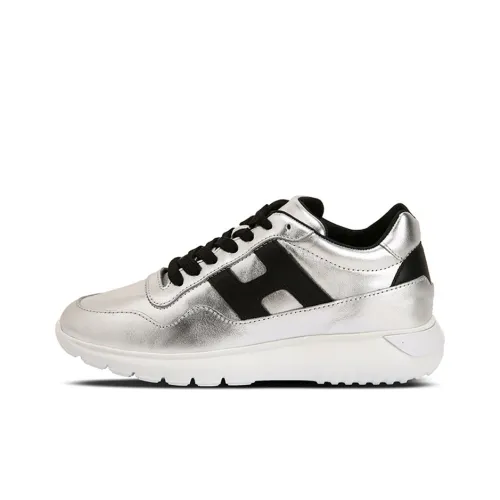 HOGAN Платформа Обувь Женская Серебряная