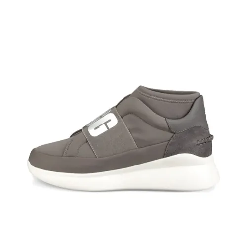 UGG Neutra MID Топ Обувь на платформе Женская Серый Белый