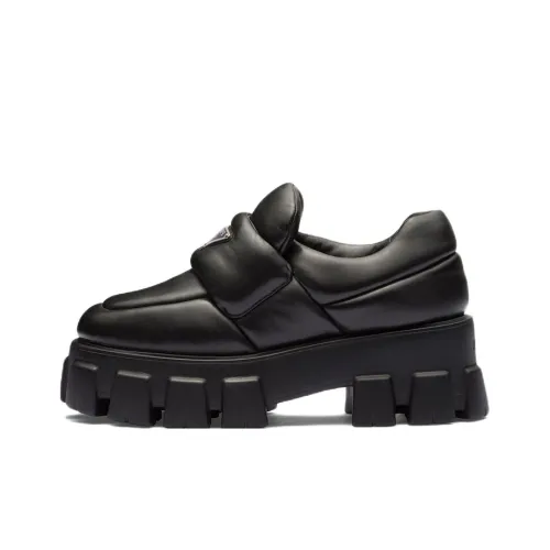 PRADA Платформа Обувь Женская Черная