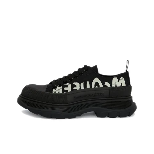 Alexander McQueen Tread Slick Платформа Обувь Мужская Черная
