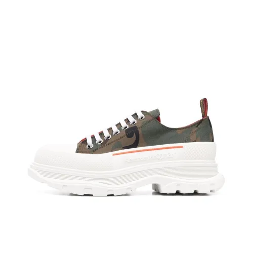 Alexander McQueen Tread Slick Низкие Кроссовки Спортивные Мужские Зеленые