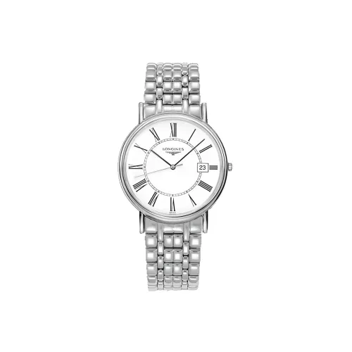 LONGINES Quartz Механизм Мужские Часы Magnificent Collection 38,5 мм Белые