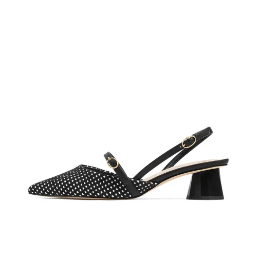 CHARLES KEITH Грубый каблук Высокие каблуки 4,1 см Женские Композитный цвет