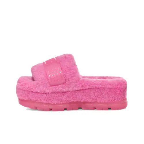 UGG Платформа Тапочки Abrasion Resistant Женские Слипоны Женские Розовые