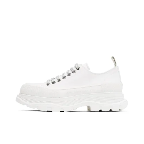 Alexander McQueen Tread Slick Low Топ Обувь на платформе Мужская Белая