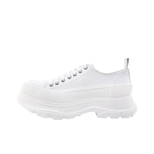 Alexander McQueen Tread Slick Low Топ Обувь на платформе Мужская Белая
