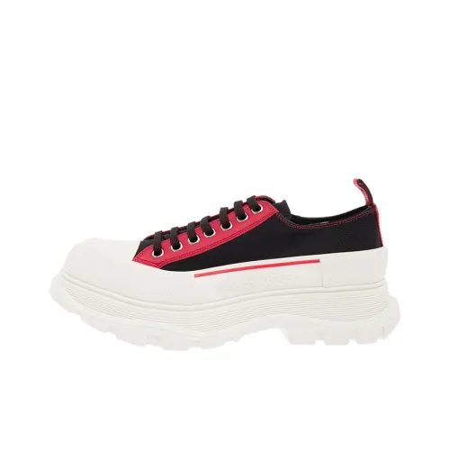 Alexander McQueen Tread Slick Low Топ Обувь на платформе Мужская Черная Красная