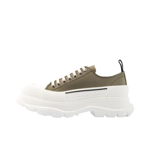 Alexander McQueen Tread Slick Low Топ Обувь на платформе Мужская Зеленая