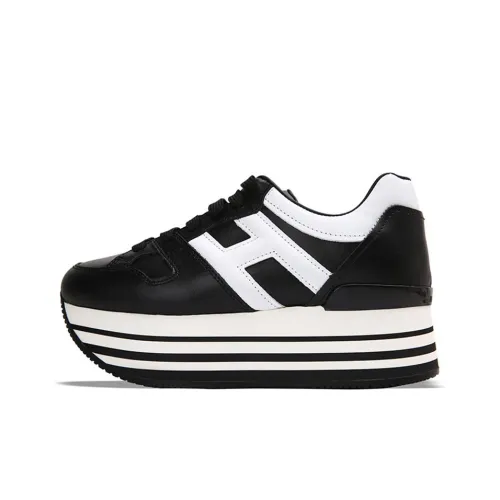 HOGAN Низкий Топ Обувь Платформа Женская Черная