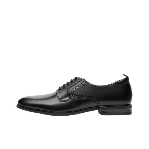 Clarks Повседневные кожаные туфли с низким верхом для мужчин