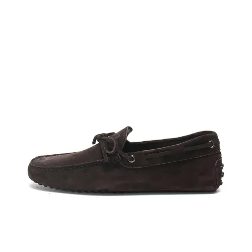TOD'S Лоферы с резиновым низом Низкий Топ Мужской
