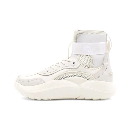 UGG LA Cloud Hi High Топ Обувь на платформе Женская Белая