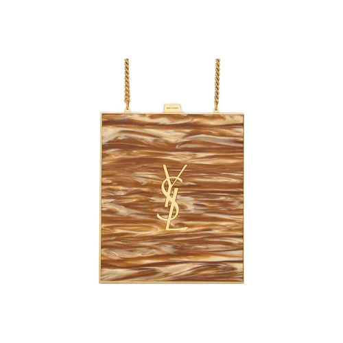 SAINT LAURENT Коробка из оргстекла сумка через плечо сумка на плечо женская