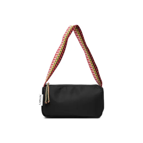 Lanvin Curb Полиэстер Сумка через плечо Сумка на плечо Женская Черная