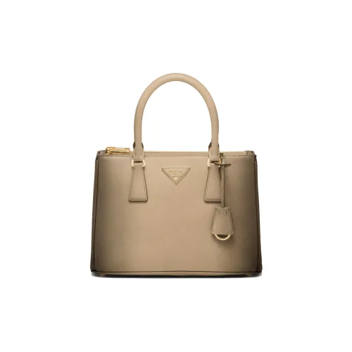 PRADA Saffiano кожа через плечо сумка средний размер женская желтый градиент