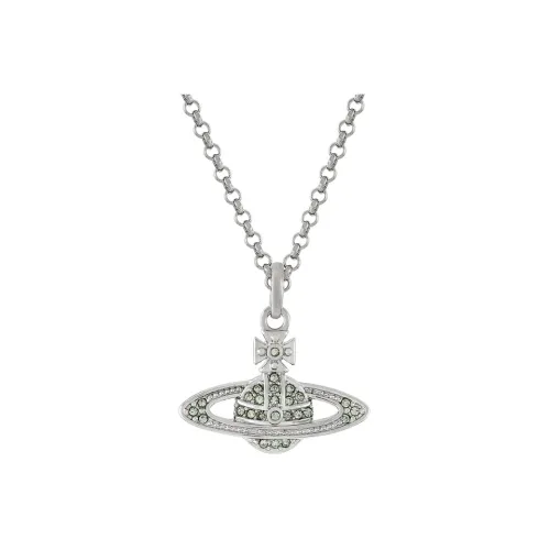 Vivienne Westwood Platinum Crystal Pendant Women's