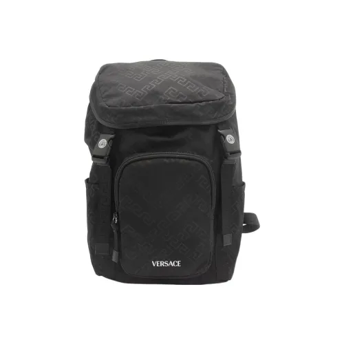 VERSACE Ткань Рюкзак Мужской Черный